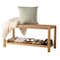 Alaterre Furniture Newport 40in Wood Storage Bench with Handcrafted Woven Rope Seat, Natural ANNP0520 - alternate 7
